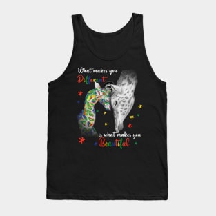 What Makes You Different autism awareness Tank Top